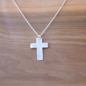 Reticulated Cross Necklace