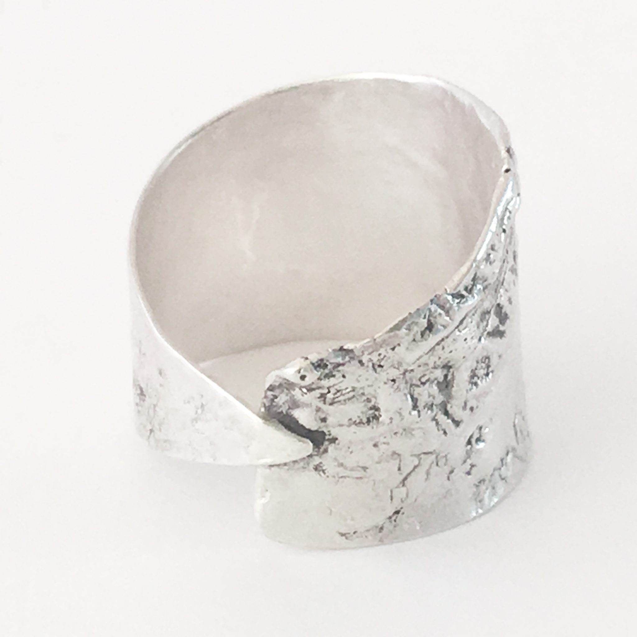 Reticulated Wrap Ring | Silverthread Designs