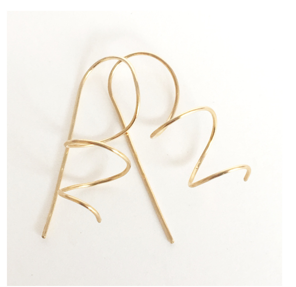 Virtual Jewelry Making Class – Modern Wire Earrings – Gold-Filled